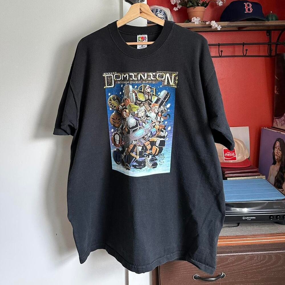 Vintage 1998 Dominion Storm Over Gift 3 Video Game Shirt
